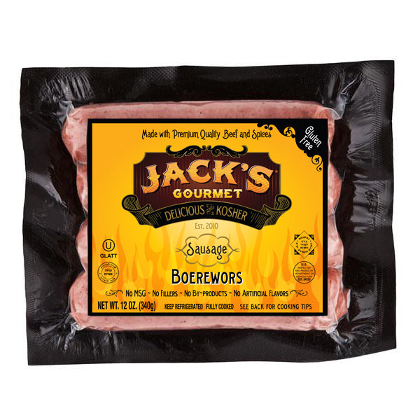 Beef Boerewors Sausage (12oz) 4 Links - Jack's Gourmet
