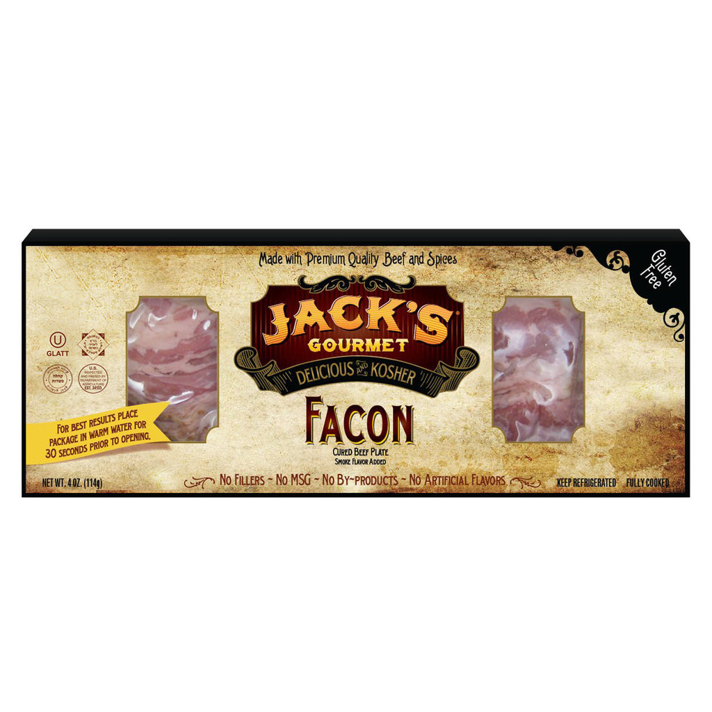 Facon Cured Beef "Beef Bacon" (4oz) - Jack's Gourmet
