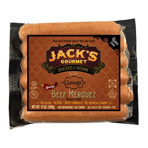 Beef Merguez Sausage (12oz) 6 Links - Jack's Gourmet