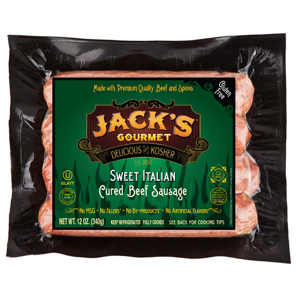 Sweet Italian Beef Sausage (12oz) 4 Links - Jack's Gourmet