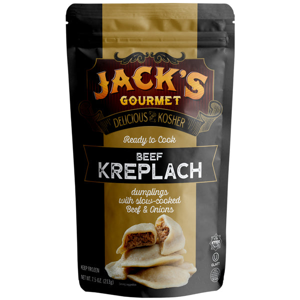 Beef Kreplach with slow-cooked Beef & Onions